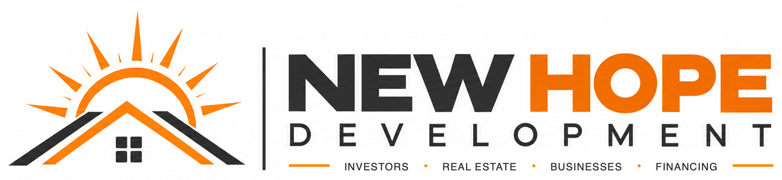 New Hope Development — Investors, Real Estate, Businesses, Financing